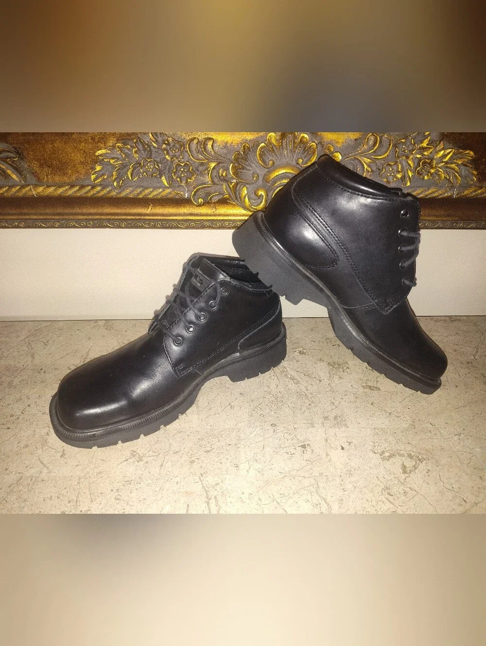 Dr Martens 9286 Vintage Men's Black Leather Made In England Lace-Up Chukka Boots